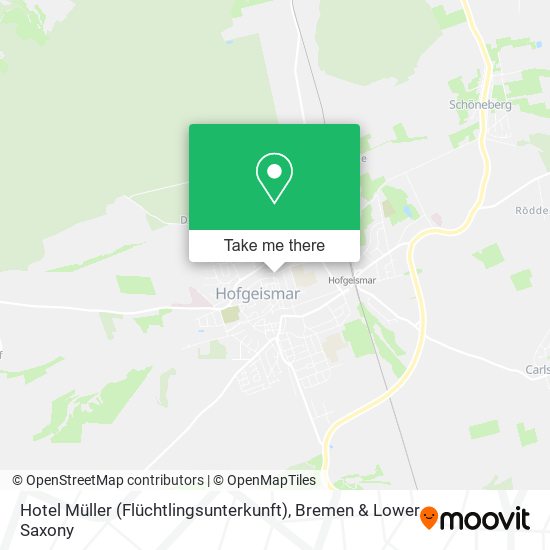 Hotel Müller (Flüchtlingsunterkunft) map