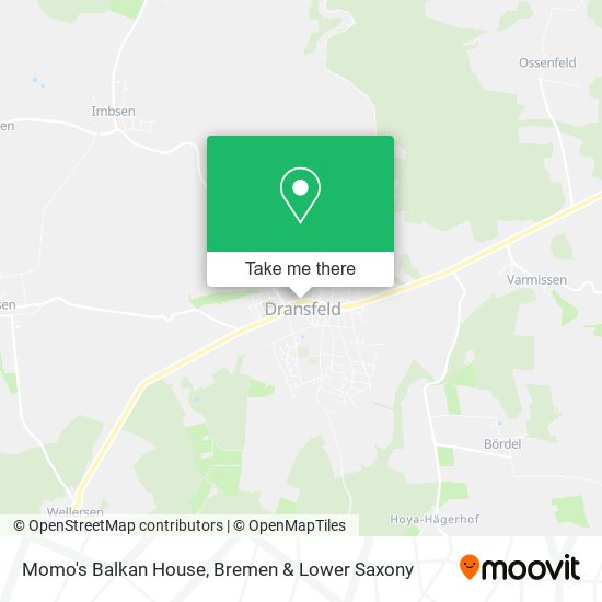 Momo's Balkan House map