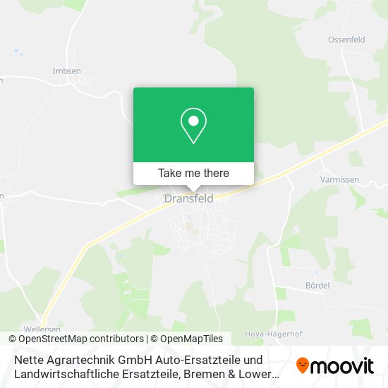 Nette Agrartechnik GmbH Auto-Ersatzteile und Landwirtschaftliche Ersatzteile map
