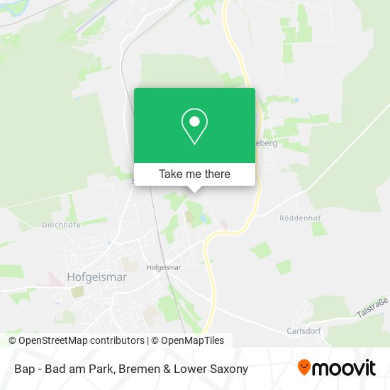 Bap - Bad am Park map
