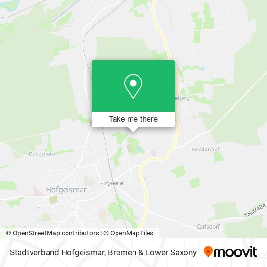 Stadtverband Hofgeismar map