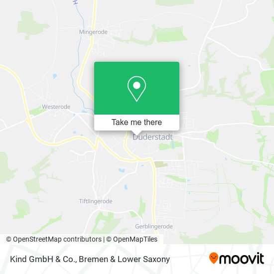 Kind GmbH & Co. map
