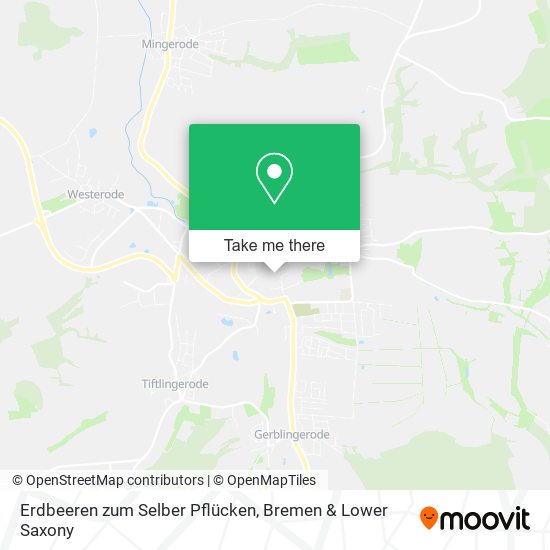 Erdbeeren zum Selber Pflücken map