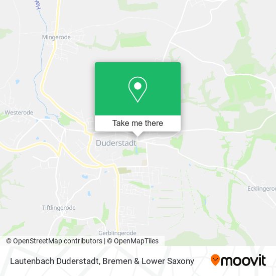 Lautenbach Duderstadt map