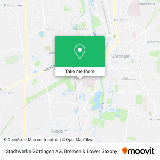 Stadtwerke Göttingen AG map