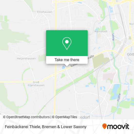 Feinbäckerei Thiele map