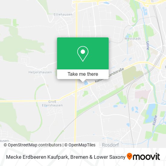 Mecke Erdbeeren Kaufpark map