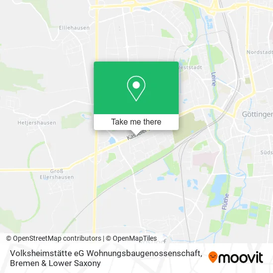 Карта Volksheimstätte eG Wohnungsbaugenossenschaft