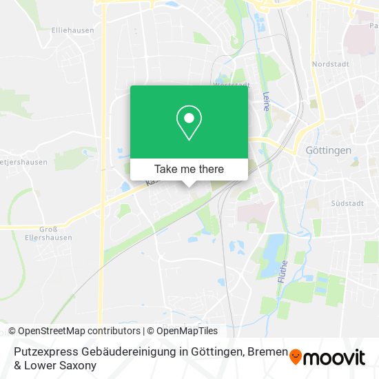 Putzexpress Gebäudereinigung in Göttingen map