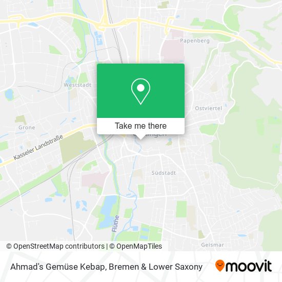 Ahmad's Gemüse Kebap map
