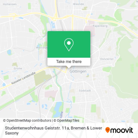 Studentenwohnhaus Geiststr. 11a map