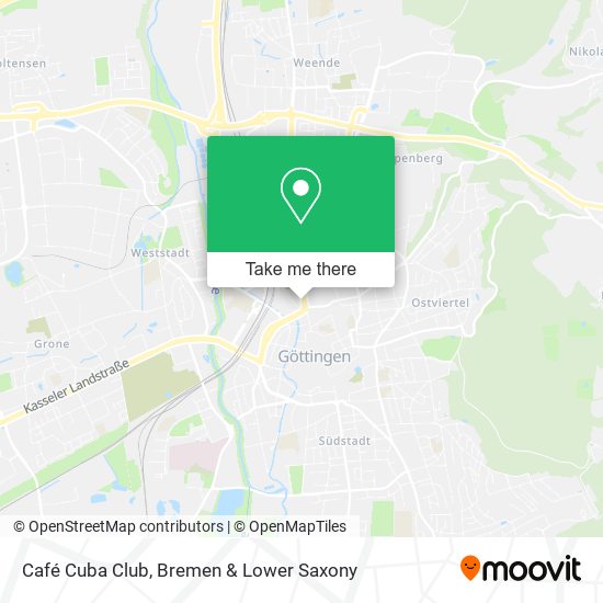 Café Cuba Club map