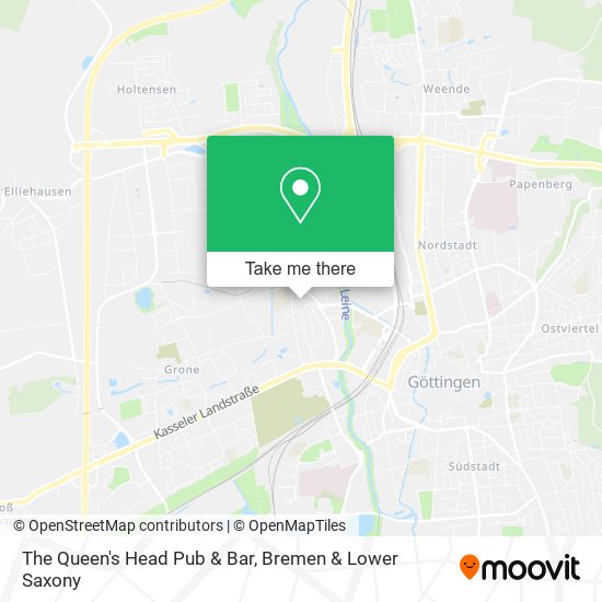 The Queen's Head Pub & Bar map
