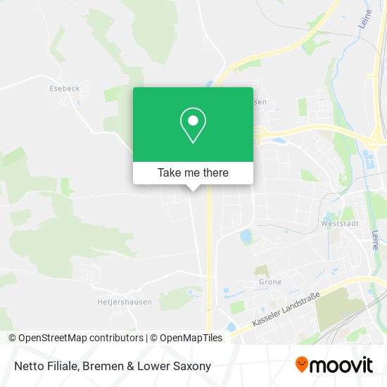 Netto Filiale map