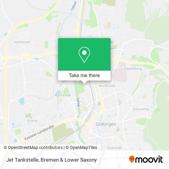 Jet Tankstelle map