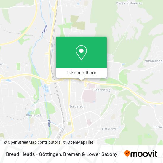 Bread Heads - Göttingen map