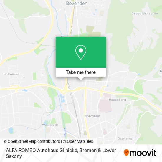 ALFA ROMEO Autohaus Glinicke map
