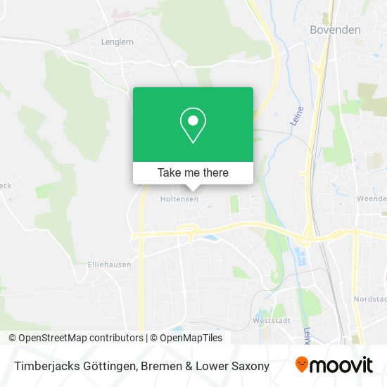 Timberjacks Göttingen map