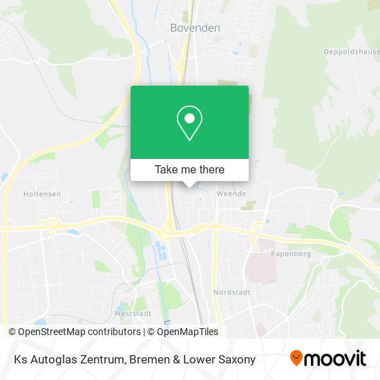 Ks Autoglas Zentrum map