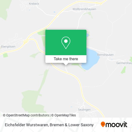Eichsfelder Wurstwaren map