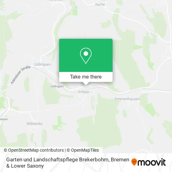 Garten und Landschaftspflege Brekerbohm map