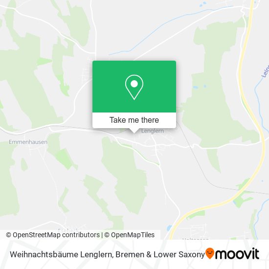 Weihnachtsbäume Lenglern map