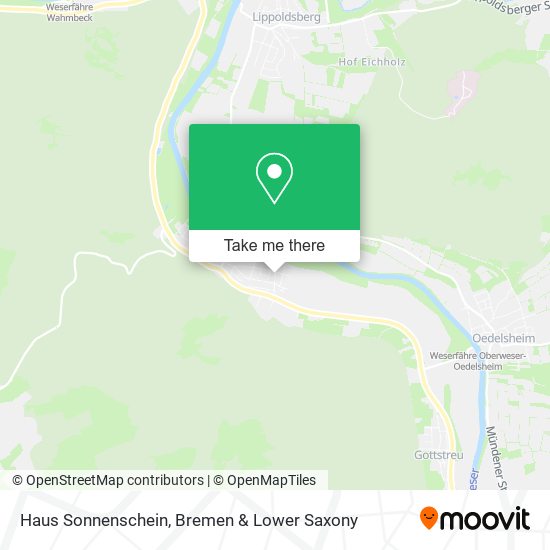 Haus Sonnenschein map