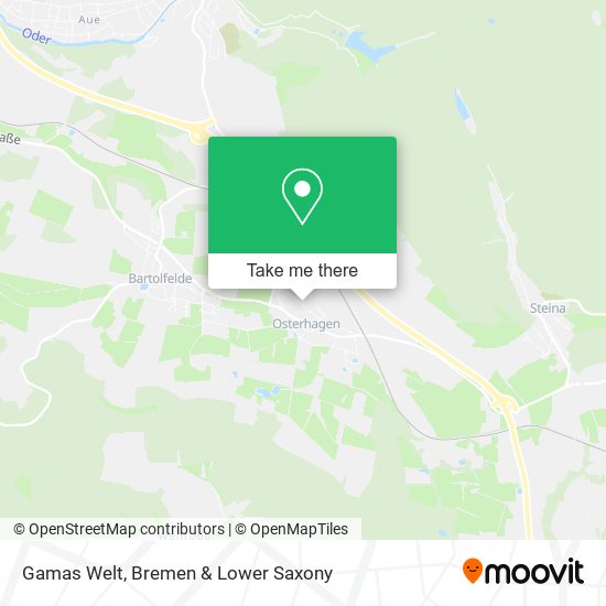 Gamas Welt map