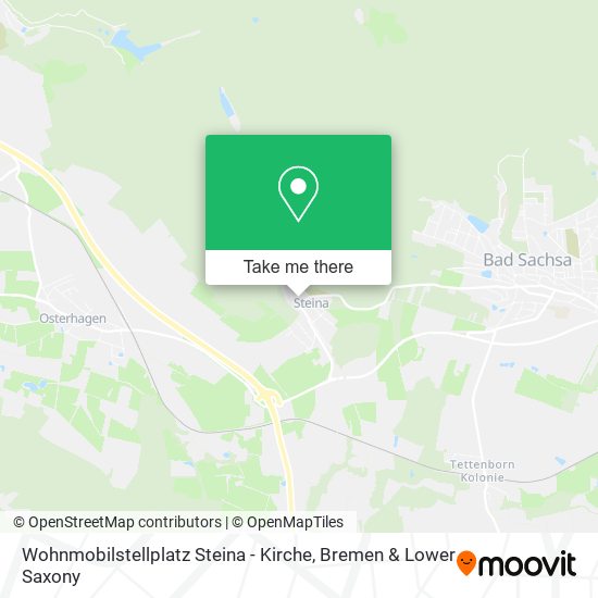 Wohnmobilstellplatz Steina - Kirche map