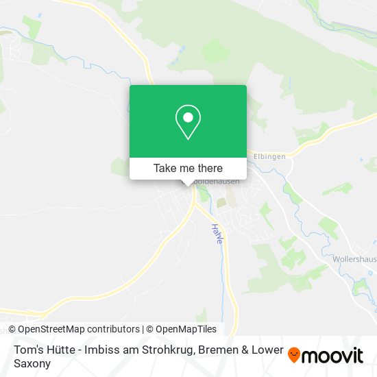 Tom's Hütte - Imbiss am Strohkrug map