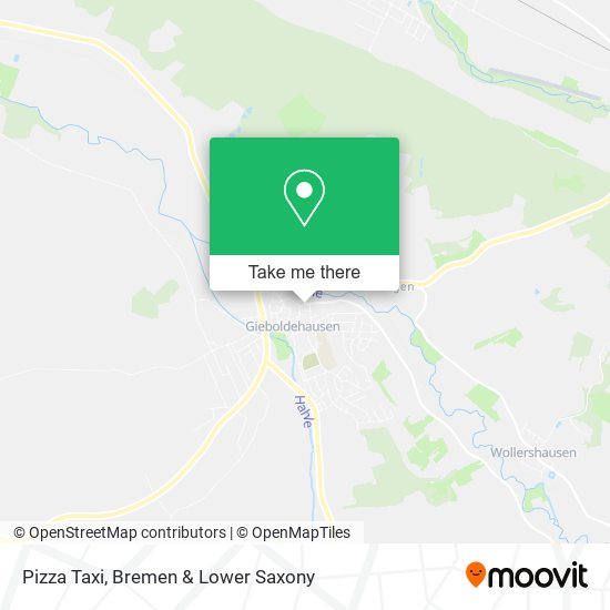 Pizza Taxi map