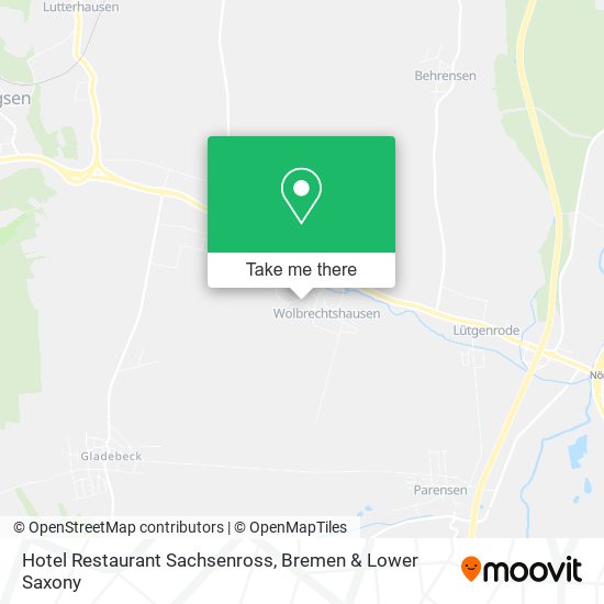 Hotel Restaurant Sachsenross map