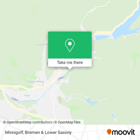 Minnigolf map