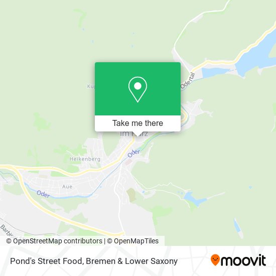 Pond's Street Food map