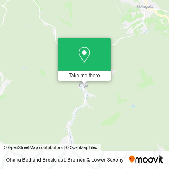 Ohana Bed and Breakfast map