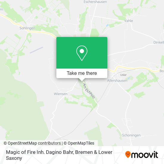 Magic of Fire Inh. Dagino Bahr map