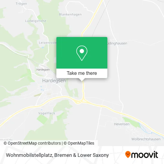 Карта Wohnmobilstellplatz