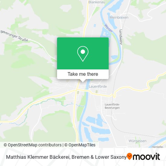 Matthias Klemmer Bäckerei map