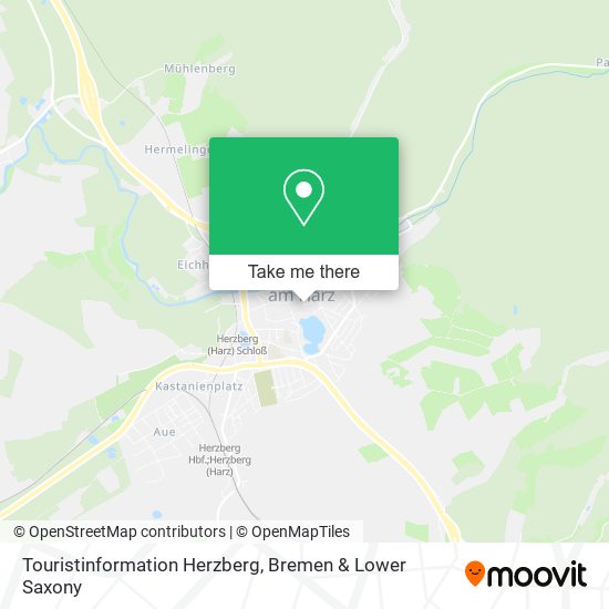 Touristinformation Herzberg map