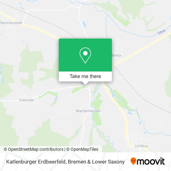 Katlenburger Erdbeerfeld map
