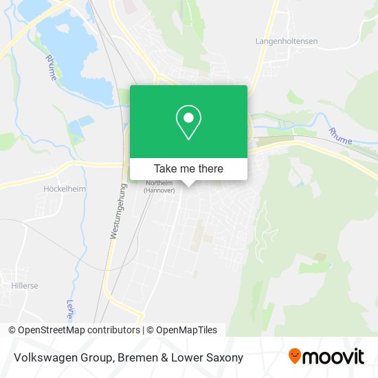 Volkswagen Group map