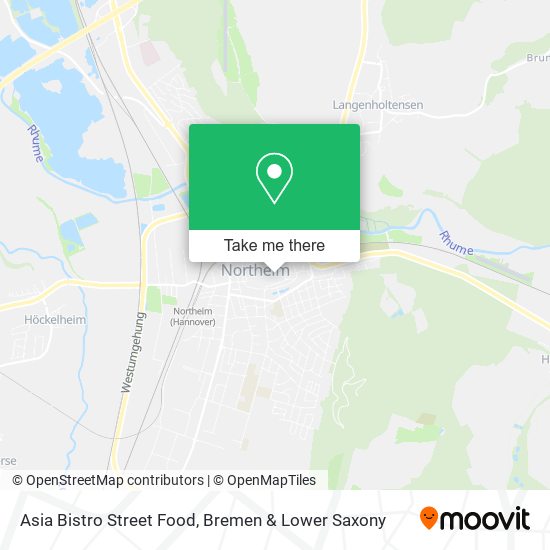 Asia Bistro Street Food map