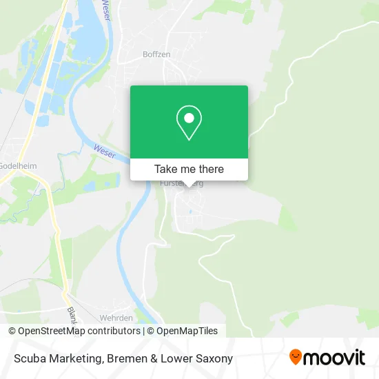 Scuba Marketing map