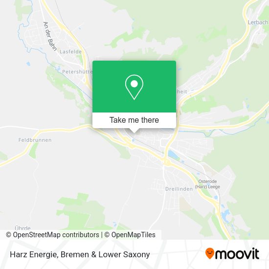 Harz Energie map