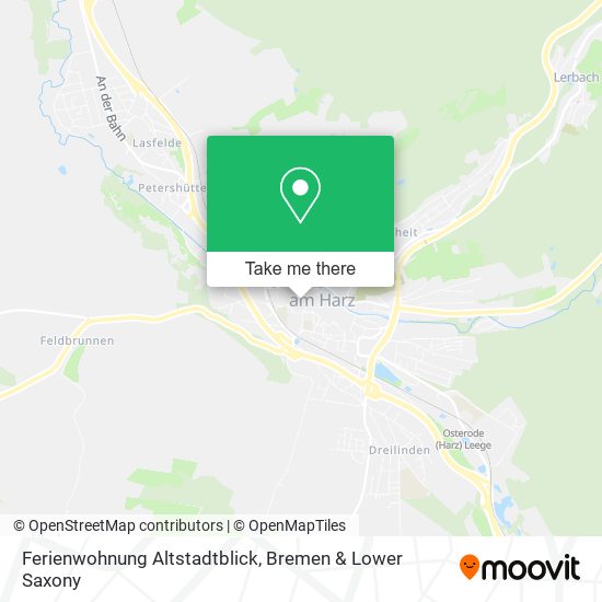 Ferienwohnung Altstadtblick map