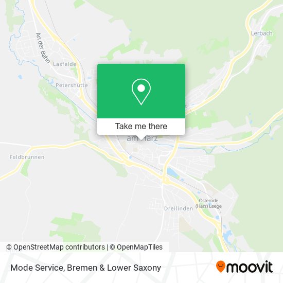 Mode Service map
