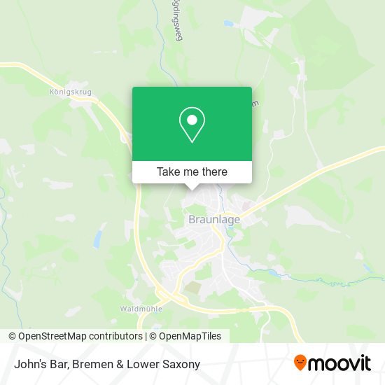 John's Bar map