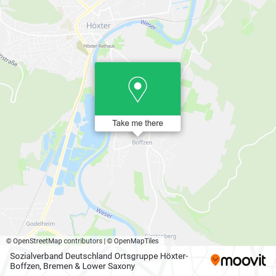 Sozialverband Deutschland Ortsgruppe Höxter-Boffzen map