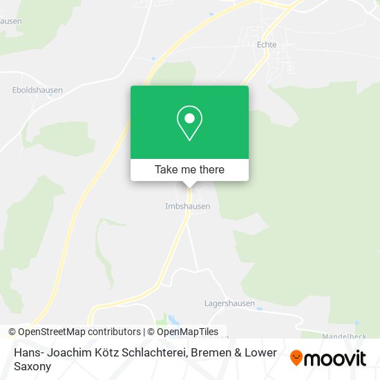 Hans- Joachim Kötz Schlachterei map