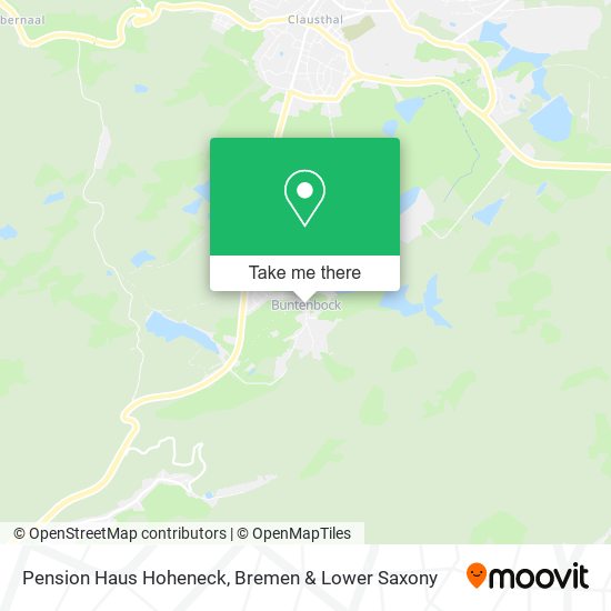 Pension Haus Hoheneck map